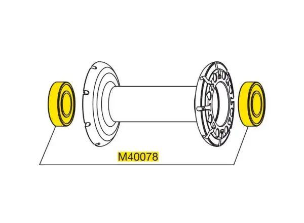 Mavic Bearing Kit pro přední náboj (M40078)