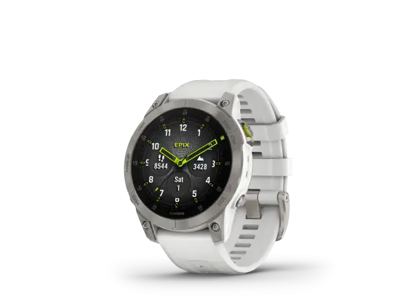 Garmin epix Gen 2 Sapphire Edition chytré hodinky Titanium/White