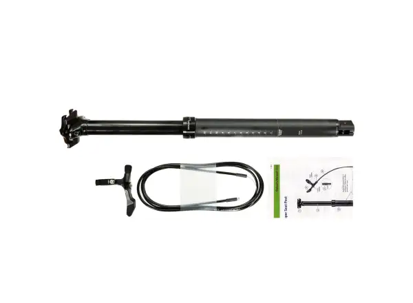 CANNONDALE DOWNLOW 125 MM 31,6 BLACK 390 MM teleskopická sedlovka (CP2209U1039)