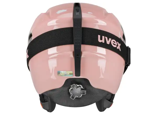 Uvex Viti set lyžařská helma a brýle pink penguin