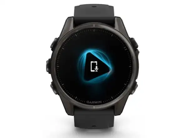 Garmin fenix 8 - 43 mm AMOLED Sapphire chytré hodinky Carbon titanium Black/Pebble grey