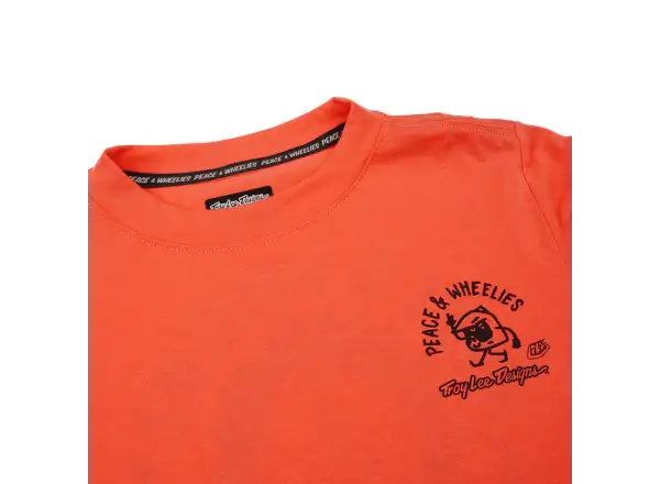 Troy Lee Designs Skyline Ride Tee dětský dres krátký rukáv P&W Melon