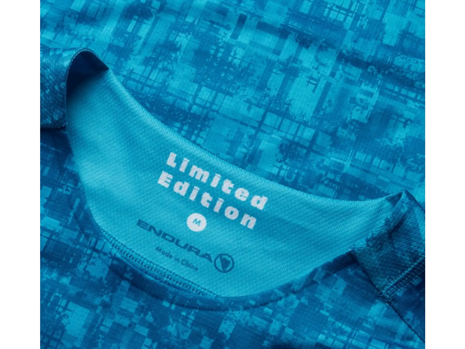 Endura LTD Grid Print pánský dres krátký rukáv Atlantic