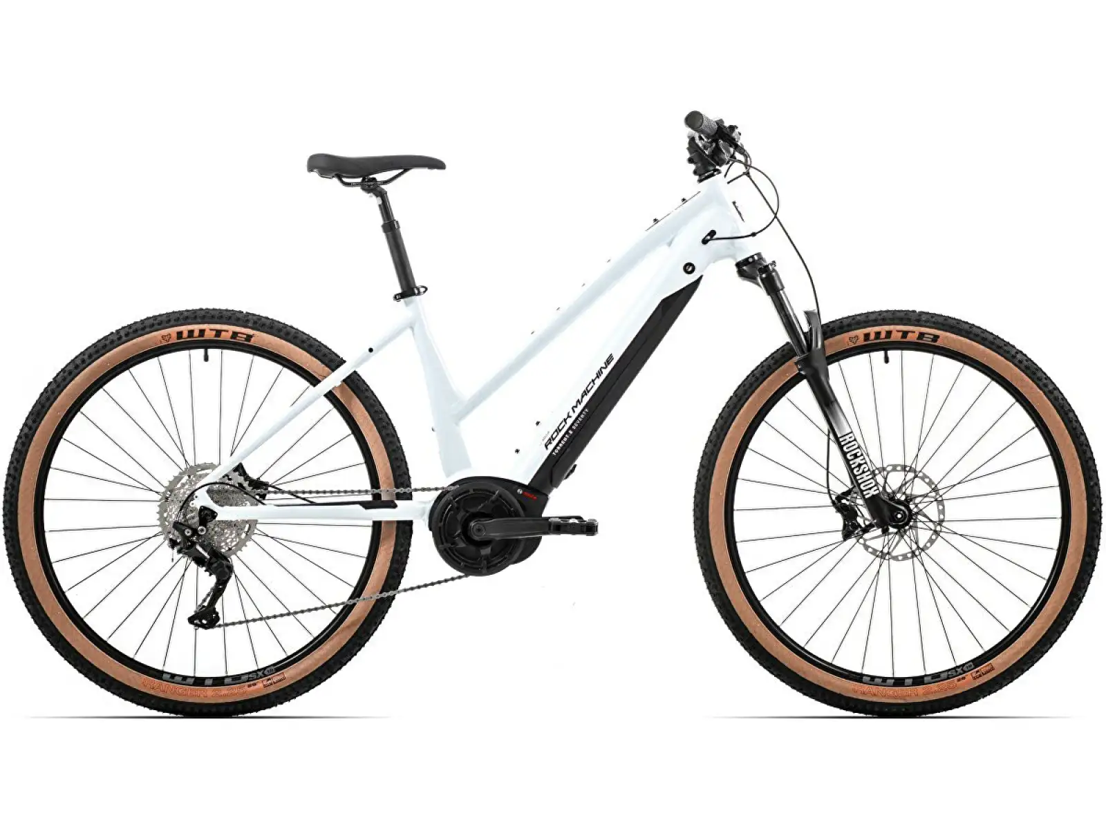 Rock Machine Torrent INT e70-29 Easy Entry Gloss White/Black horské elektrokolo