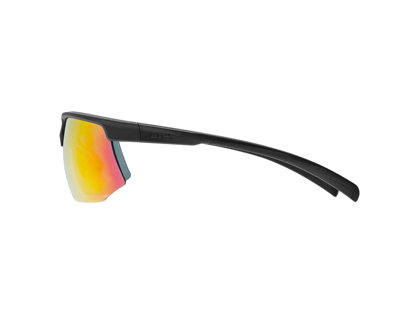 Uvex Aerios sportovní brýle Black Mat/Mir. Red