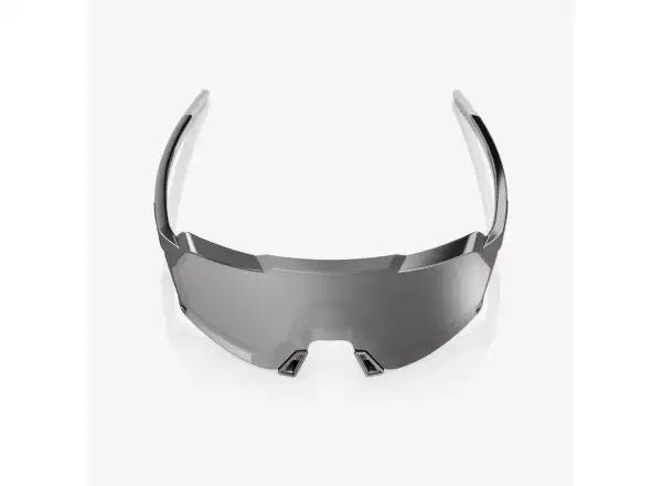 100% Korbin brýle Gloss Black Chrome HiPER Silver Mirror