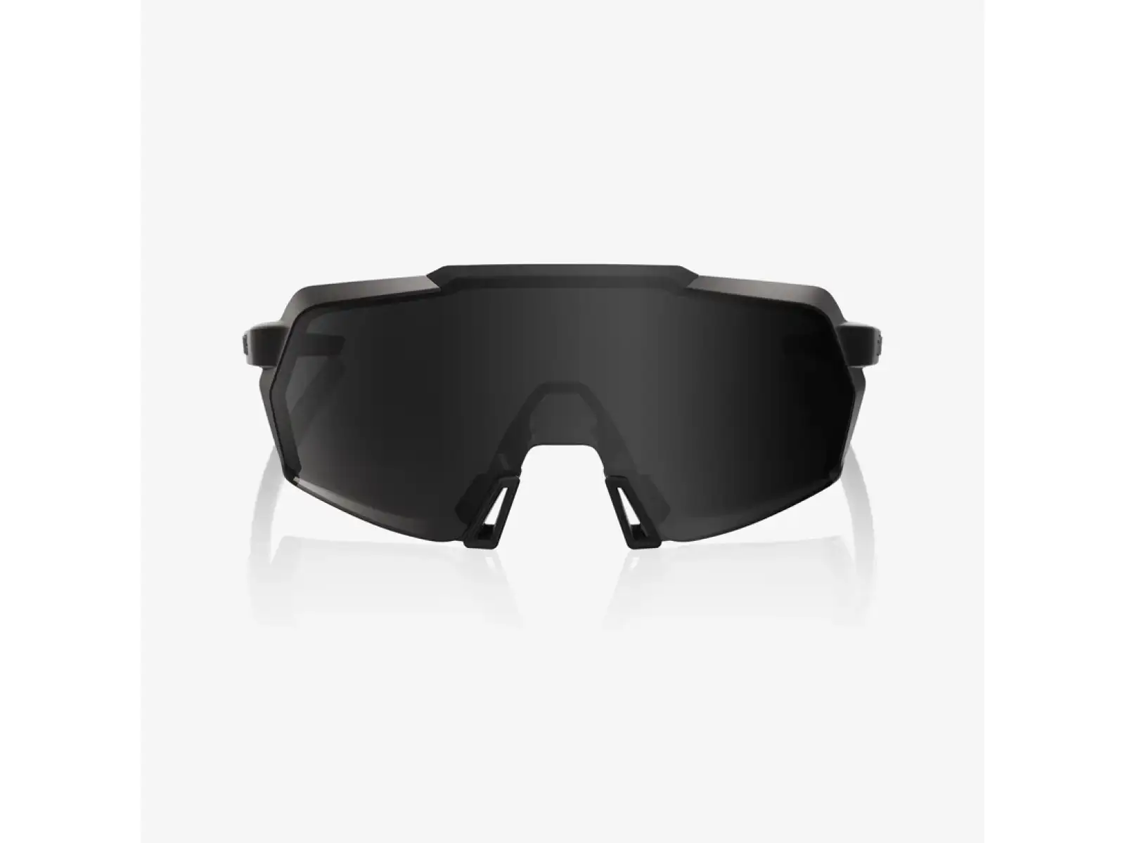 100% Korbin sluneční brýle Matte Black Gloss Black/Black Mirror