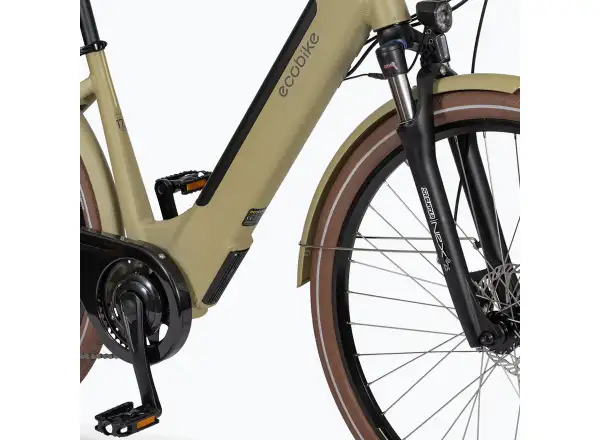 Ecobike X-City městské elektrokolo 468 Wh Cappuccino