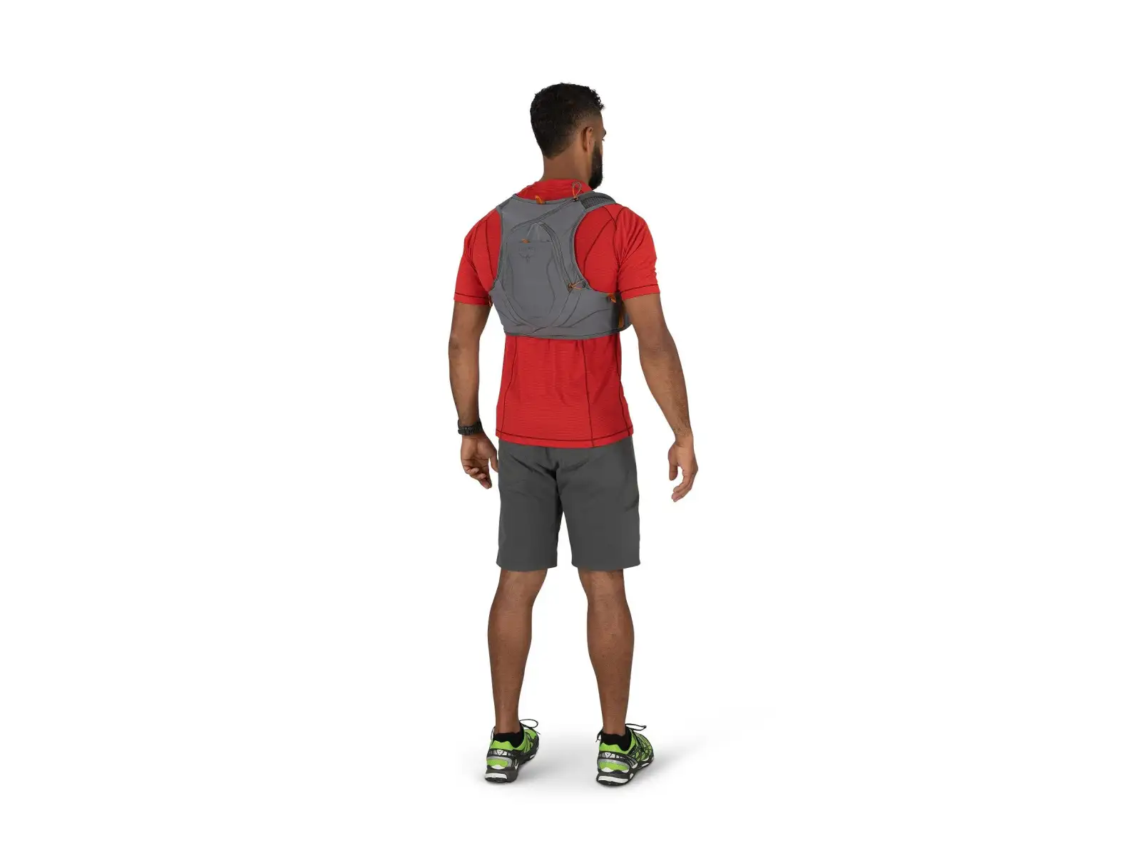 Osprey Duro 6 vesta 6 l + 2x láhev 0,5 l Phantom Grey/Toffee Orange
