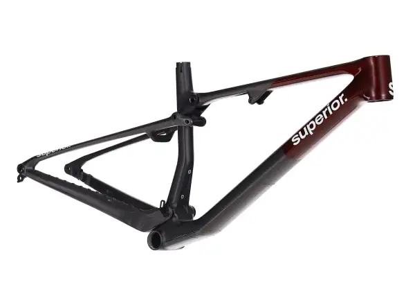 Superior XF Team rámová sada bez tlumiče Red Carbon/Matte Carbon