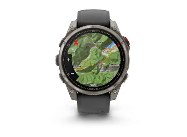 Garmin fenix 8 Pro 47 mm AMOLED Sapphire chytré hodinky Titanium Graphite/Black
