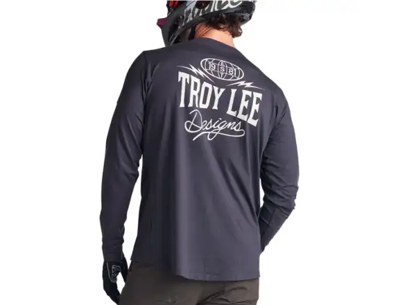 Troy Lee Designs Ruckus Ride Tee pánský dres dlouhý rukáv Bolts Carbon