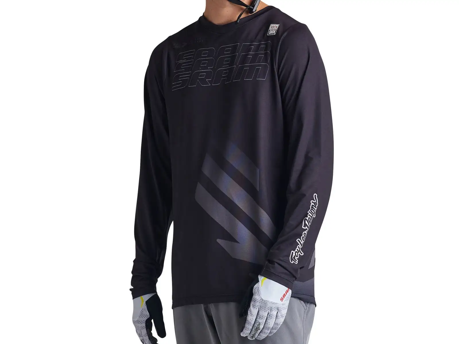 Troy Lee Design Skyline SRAM Eagle One pánský dres krátký rukáv Black