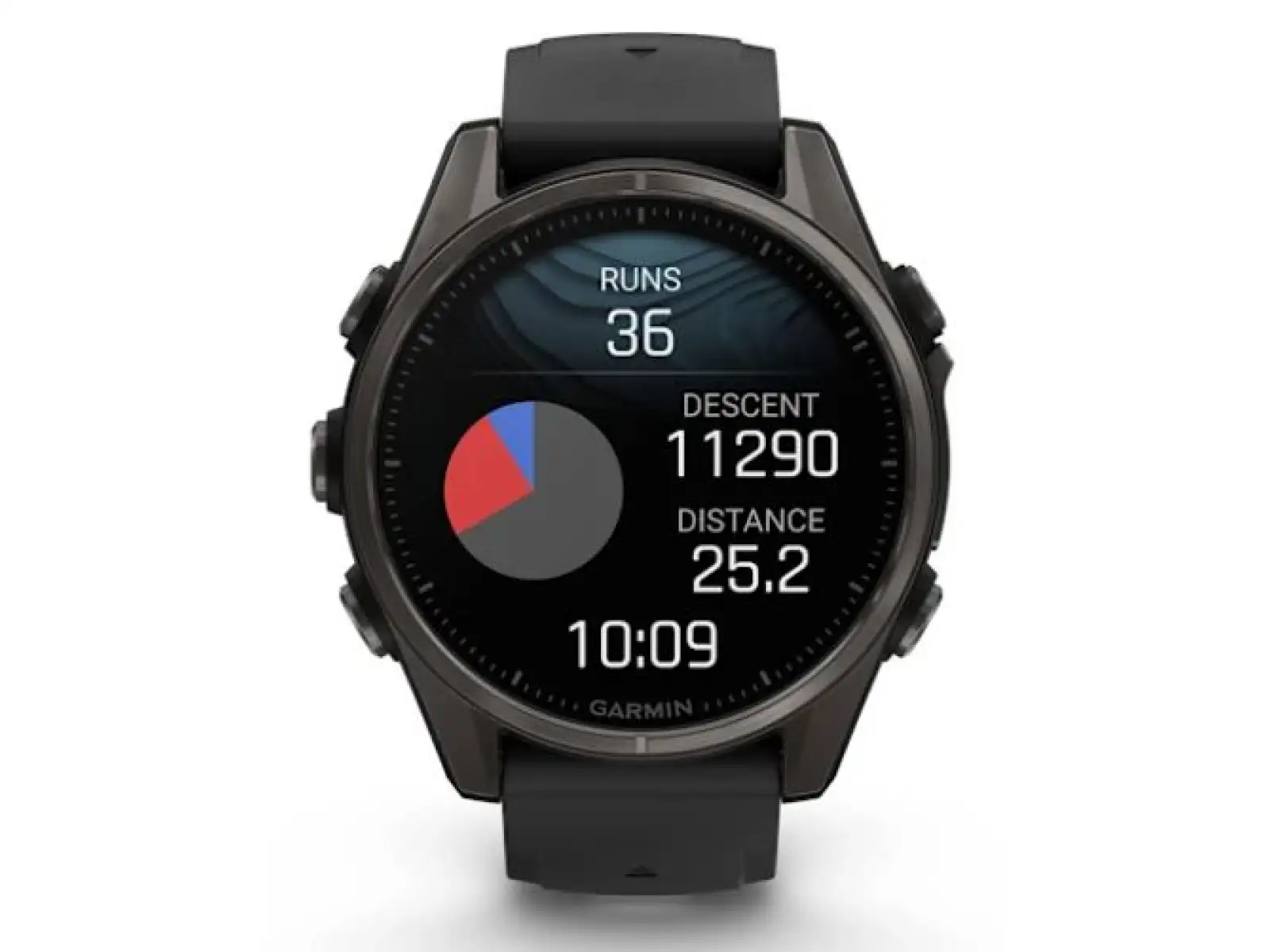 Garmin fenix 8 - 43 mm AMOLED Sapphire chytré hodinky Carbon titanium Black/Pebble grey