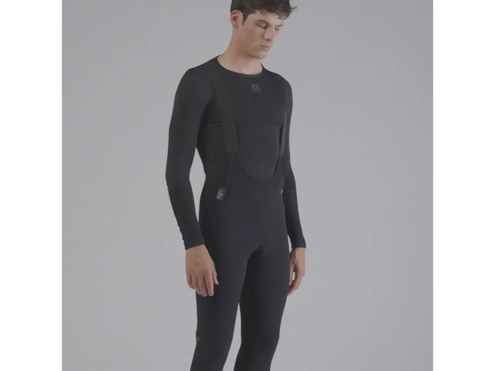 Alé R-EV1 Thermo Shield pánské zimní cyklistické kalhoty Black