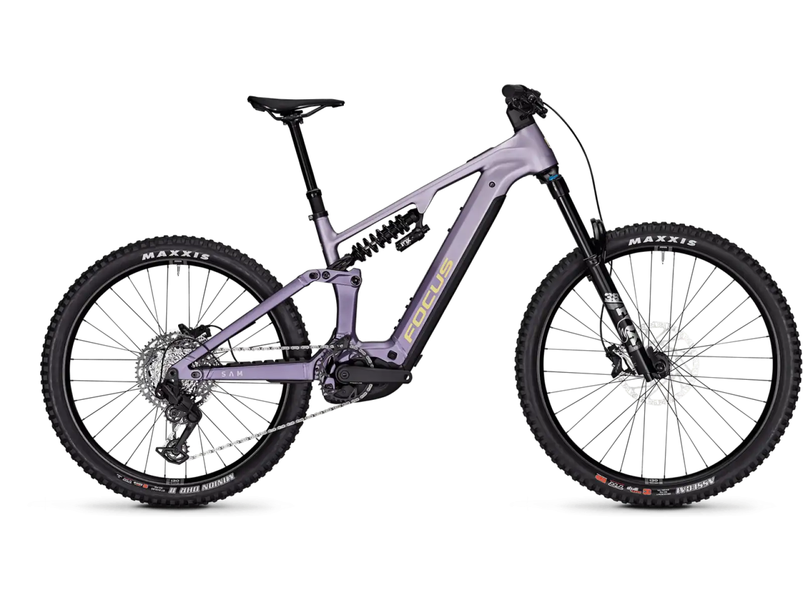 Focus SAM 8 800Wh celoodpružené elektrokolo Lilac matt / Darklilac matt