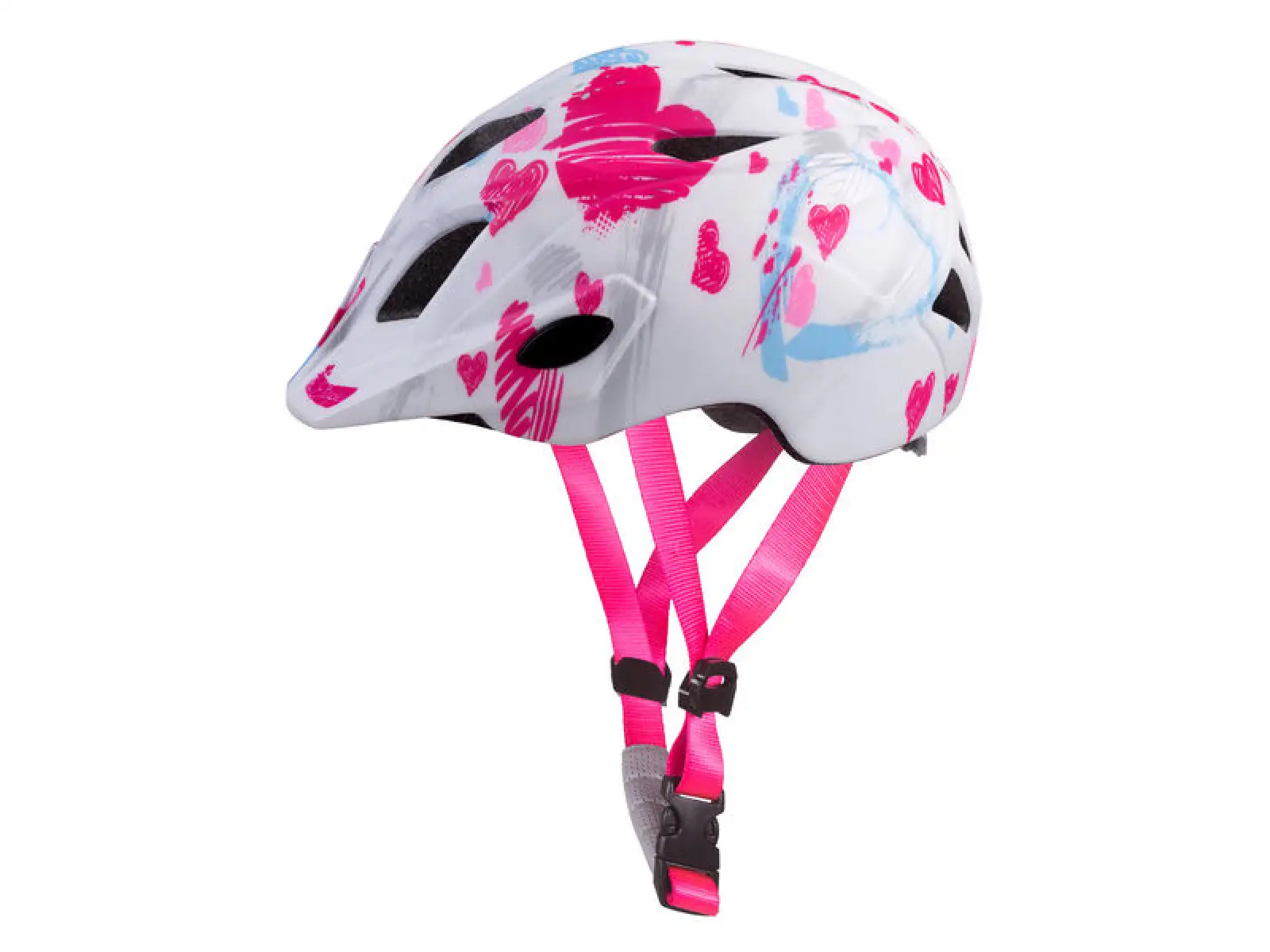 Etape Pluto Light dětská cyklistická přilba bílá/růžová matná