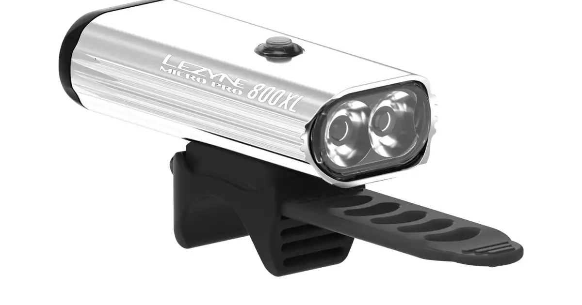 Luce Anteriore Bici Lezyne Micro Drive Pro 800 XL, 800 Lumen, Ricaricabile USB, Montaggio Facile