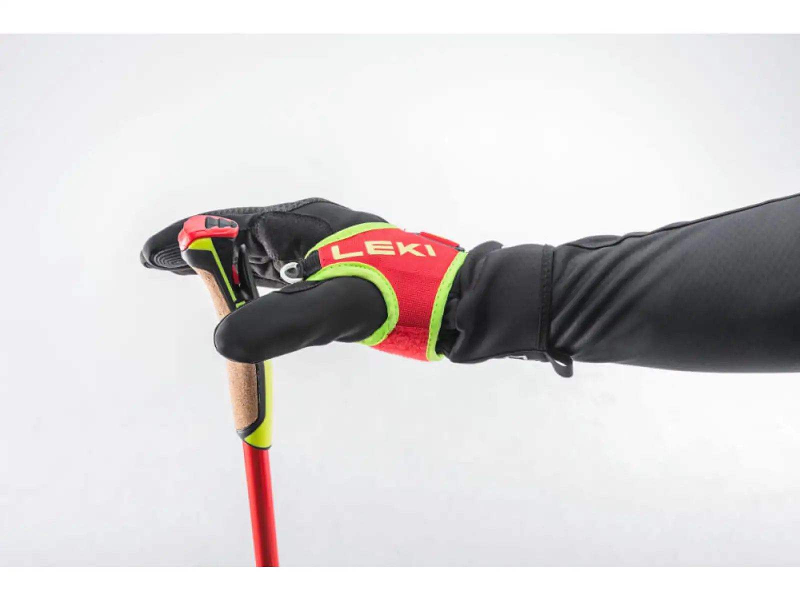 Leki PRC 750 běžecké hole Bright red/Neon yellow/Black