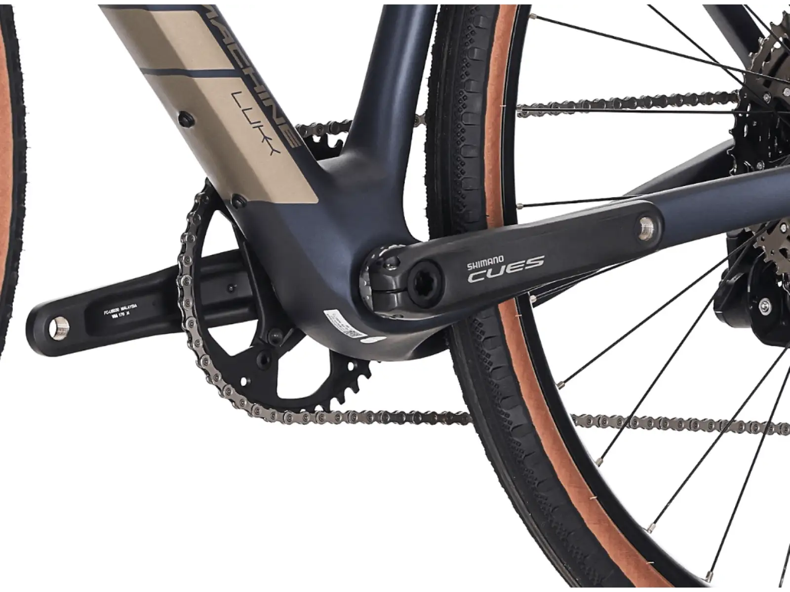 Rock Machine Lukk Cr 10 gravel kolo Matte Deep Ocean Blue