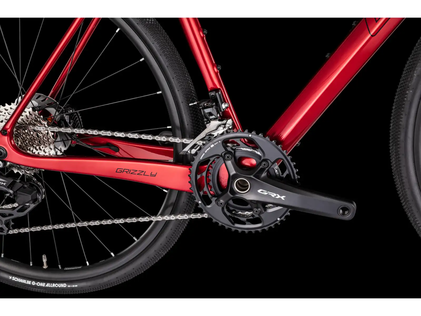 4Ever Grizzly Race gravel kolo Flame red