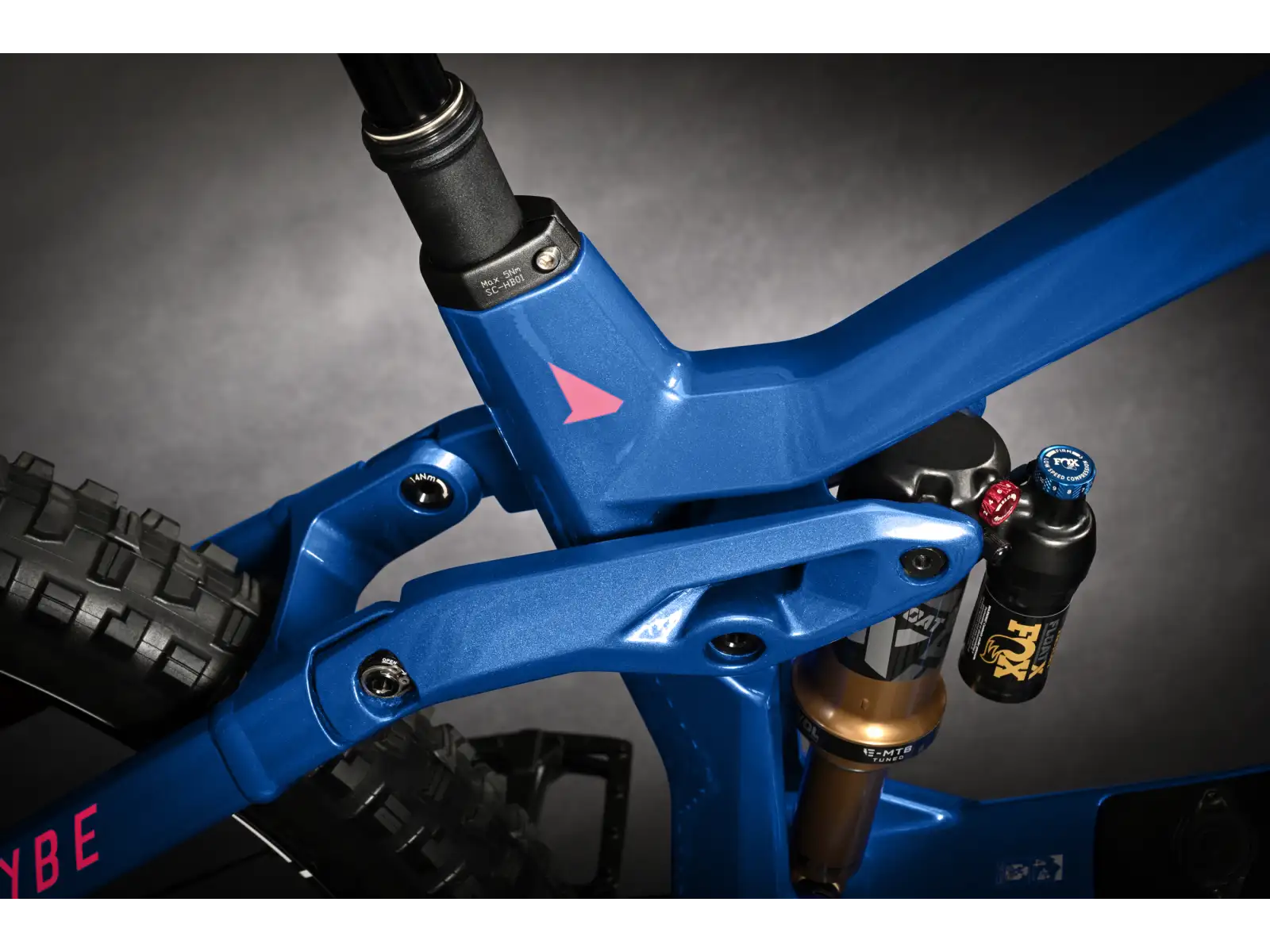 Haibike Hybe 11 Blue/Magenta/Pink celoodpružené elektrokolo