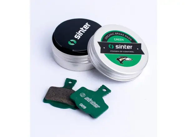 Sinter Magura/Campagnolo brzdové destičky polymer zelená