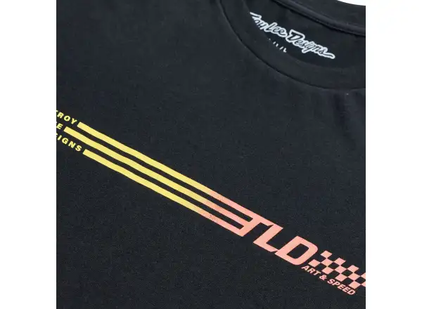 Troy Lee Designs Stripes pánské triko krátký rukáv Black