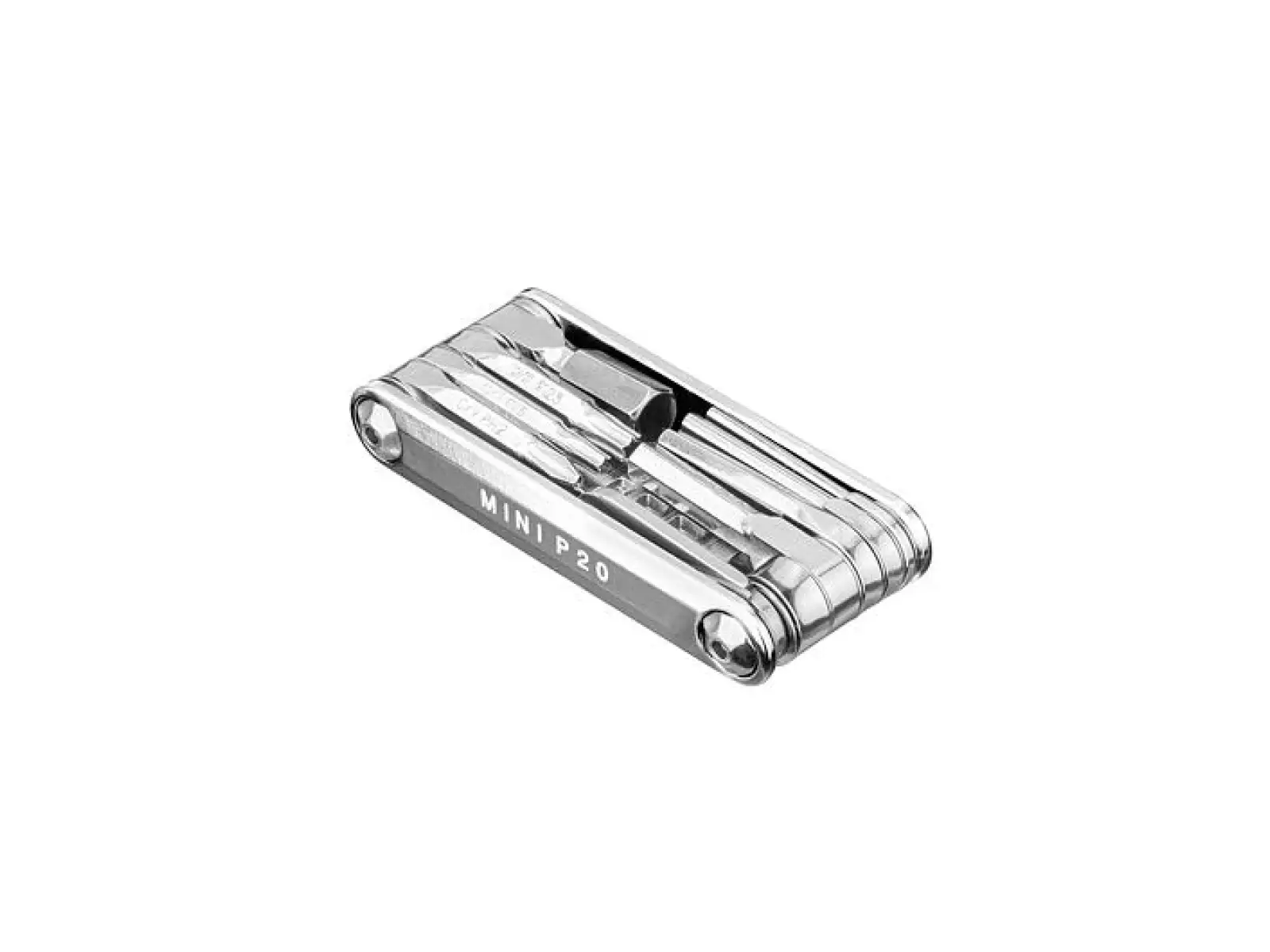 Topeak Mini P20 multiklíč 20 funkcí stříbrná