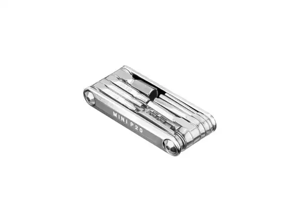 Topeak Mini P20 multiklíč 20 funkcí stříbrná