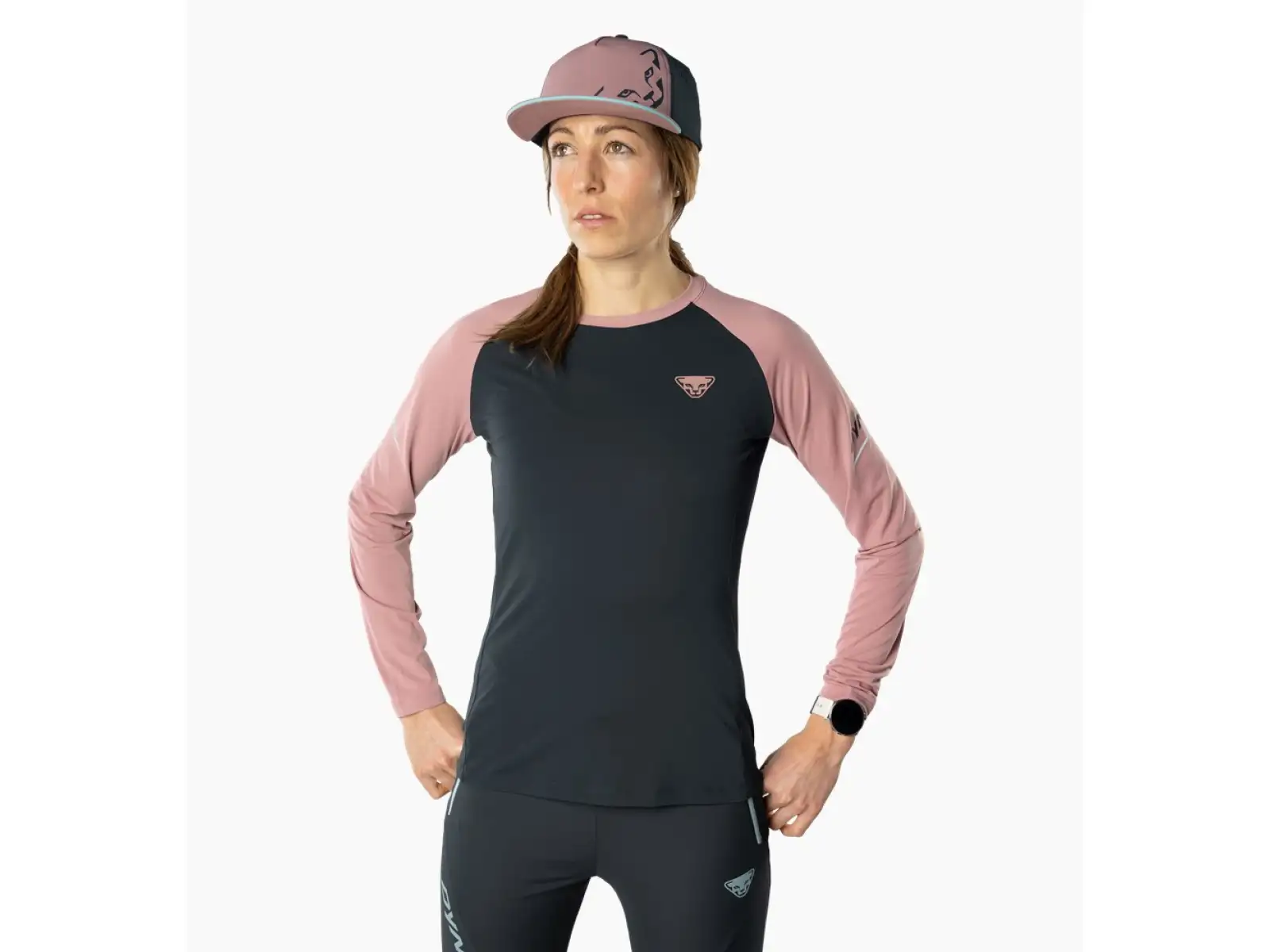 Dynafit Alpine Pro dámské triko dlouhý rukáv Blueberry/Mokarosa