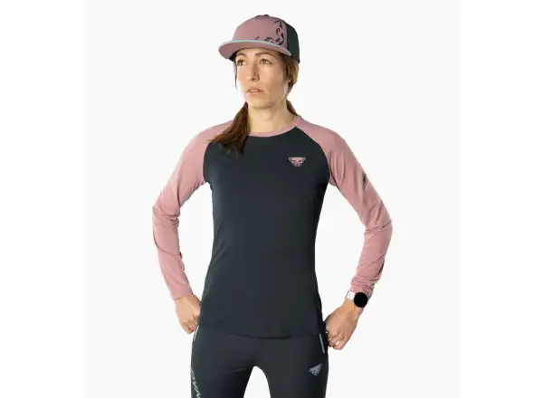 Dynafit Alpine Pro dámské triko dlouhý rukáv Blueberry/Mokarosa