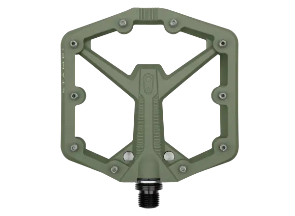 CRANKBROTHERS Stamp 1 Large platformové pedály Green Gen 2