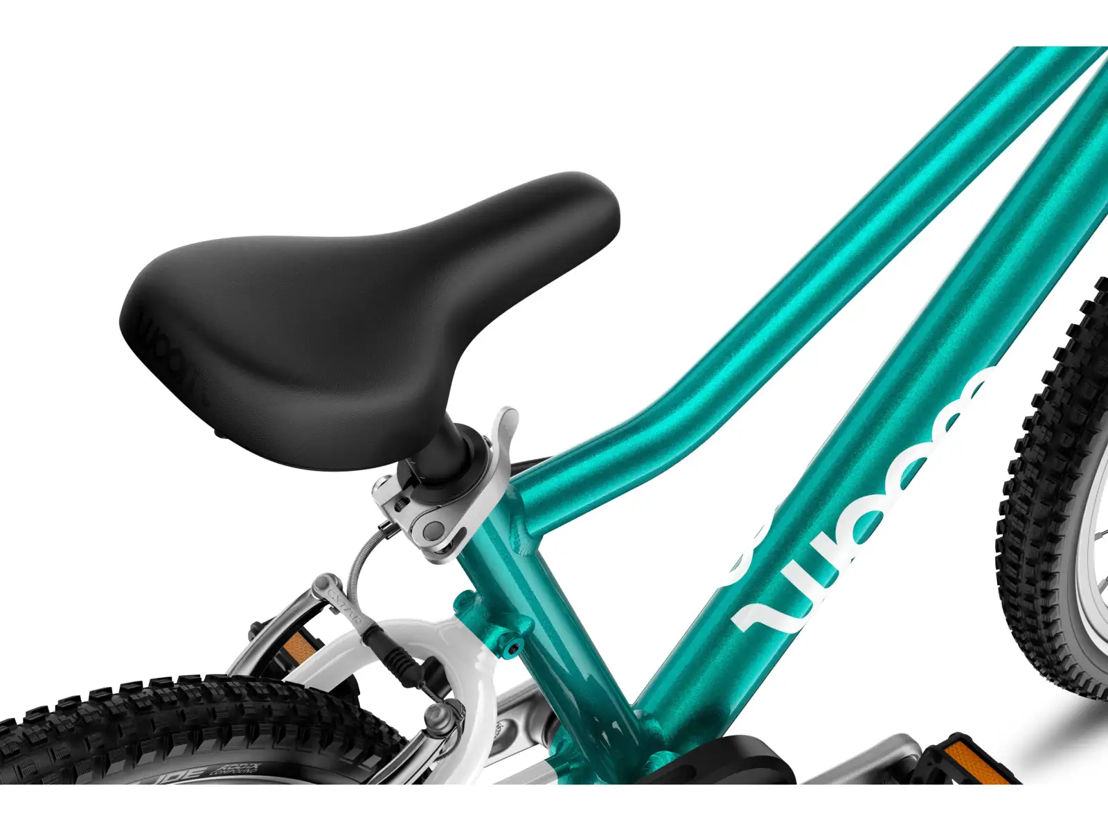 Woom GO 3 Metallic Turquoise 16 dětské kolo