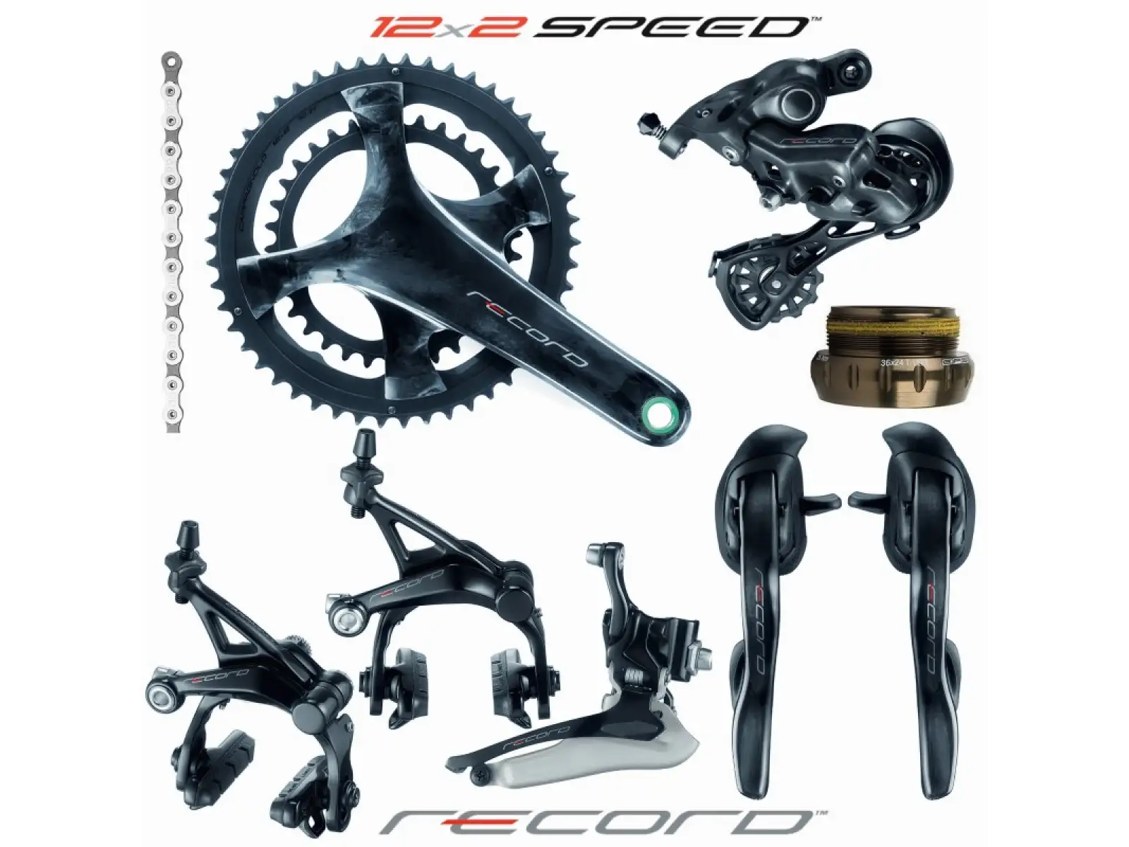 Campagnolo Record 12x2 sada bez kazety