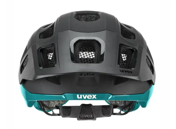 Uvex React MTB přilba Black/Teal Matt