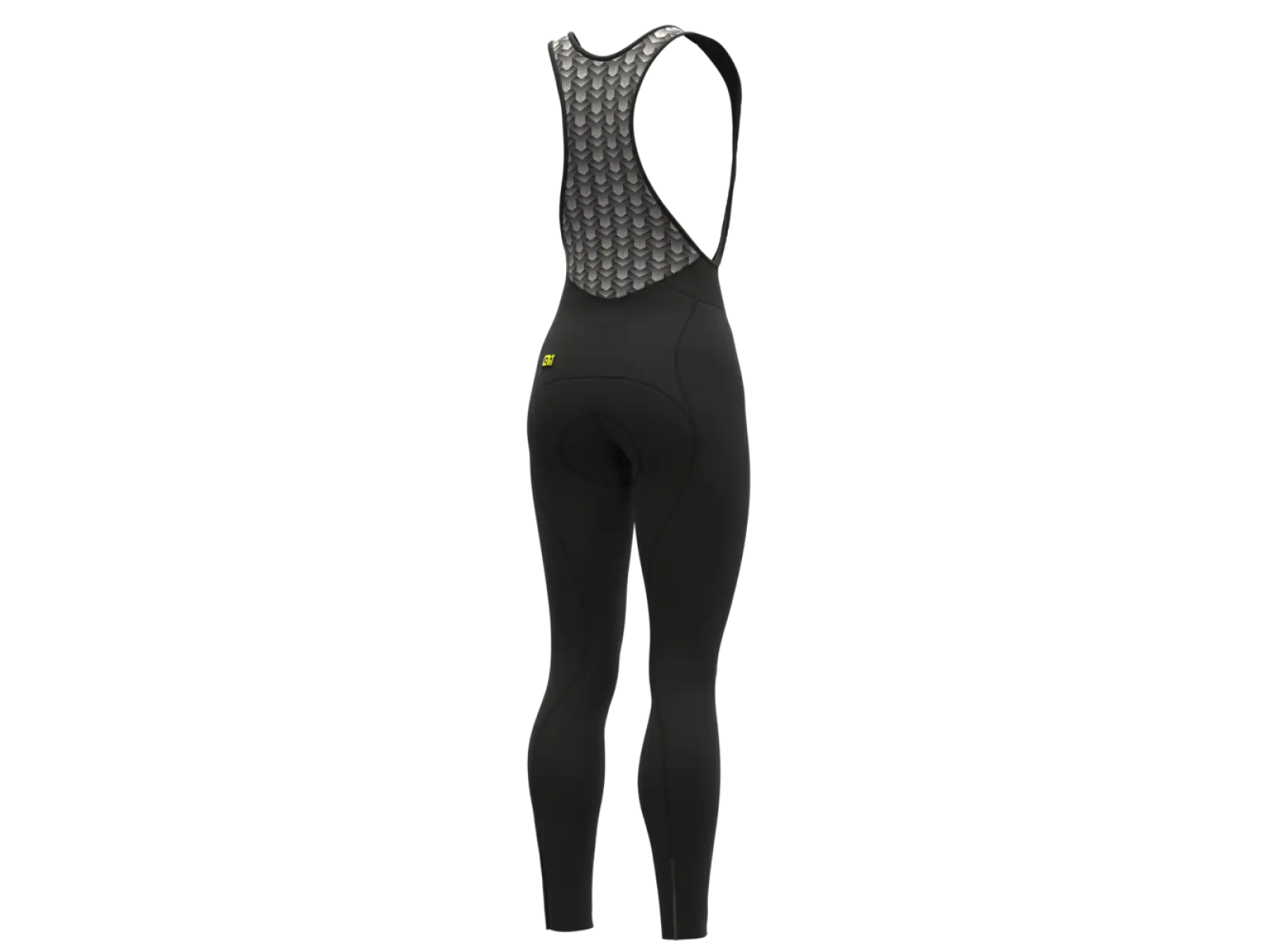 Alé Solid Essential dámské zimní cyklistické kalhoty s laclem Black