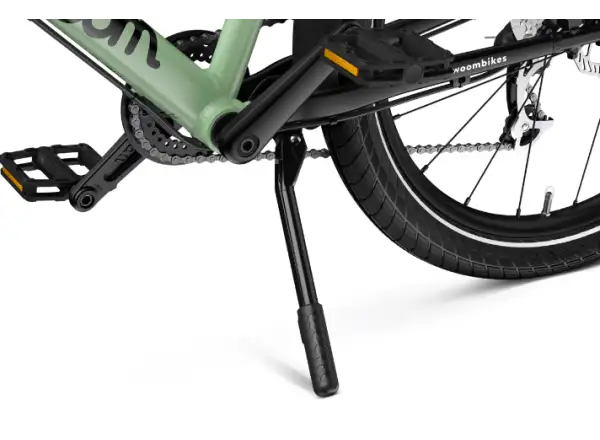 Woom 4 NOW dětské kolo 16" Moss Green/Formular Red