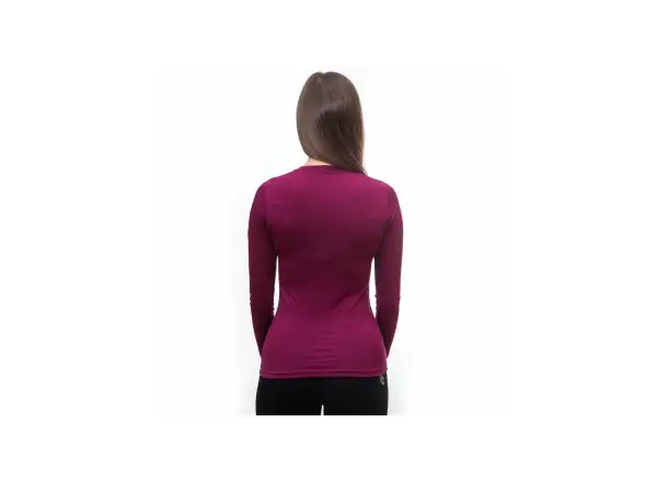 Sensor Merino Active dámské triko dlouhý rukáv Lilla
