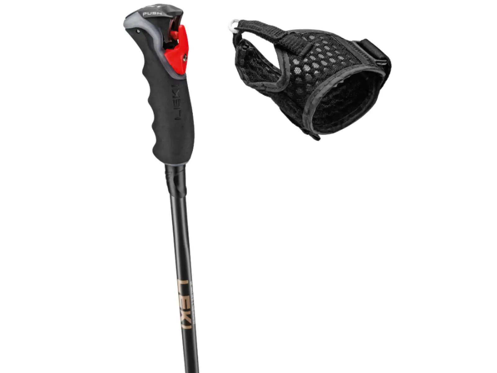 Leki Artena Airfoil 3D sjezdové hole Black/Dark Anthracite/Rosegold