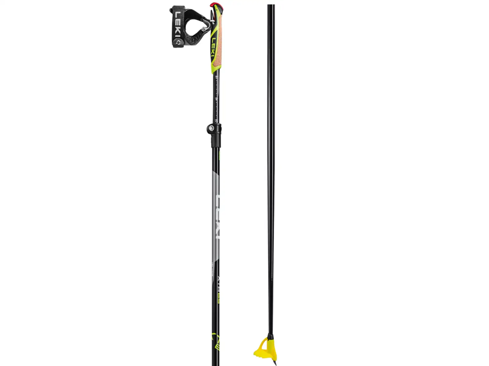 Leki XTA 6.5 Vario běžecké hole black/white/neon yellow