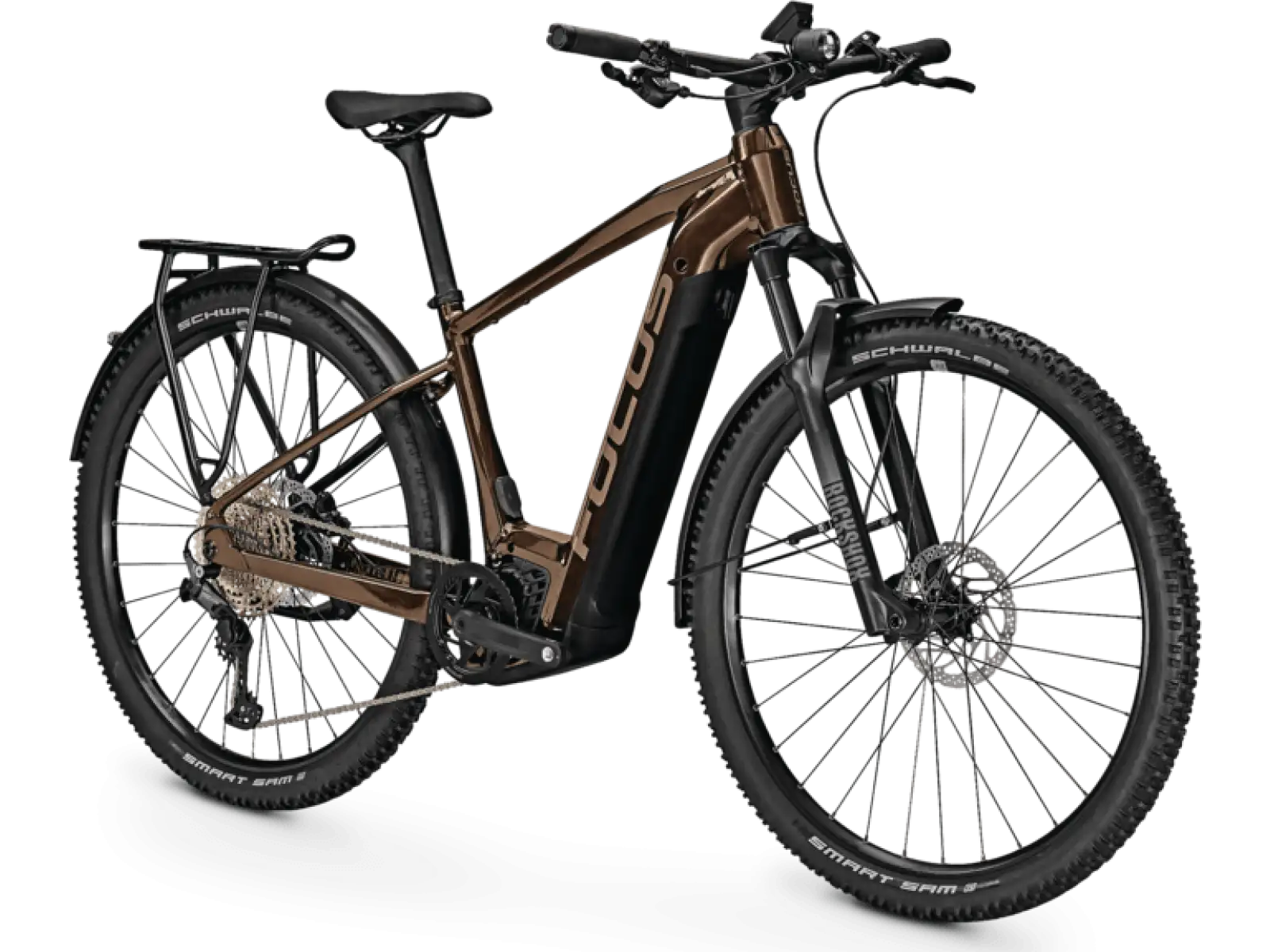 Focus Aventura2 6.8 DI 625Wh horské elektrokolo Goldbrown