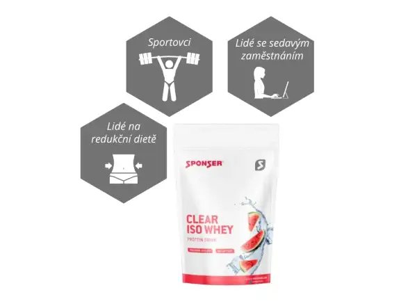 Sponser Clear Iso Whey syrovátkový izolát 450 g