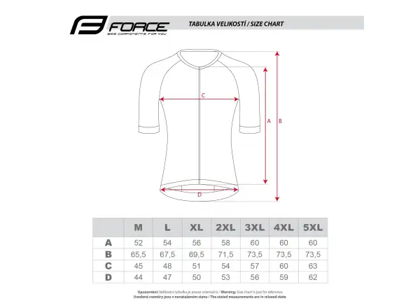 Force Sway pánský dres krátký rukáv Fluo