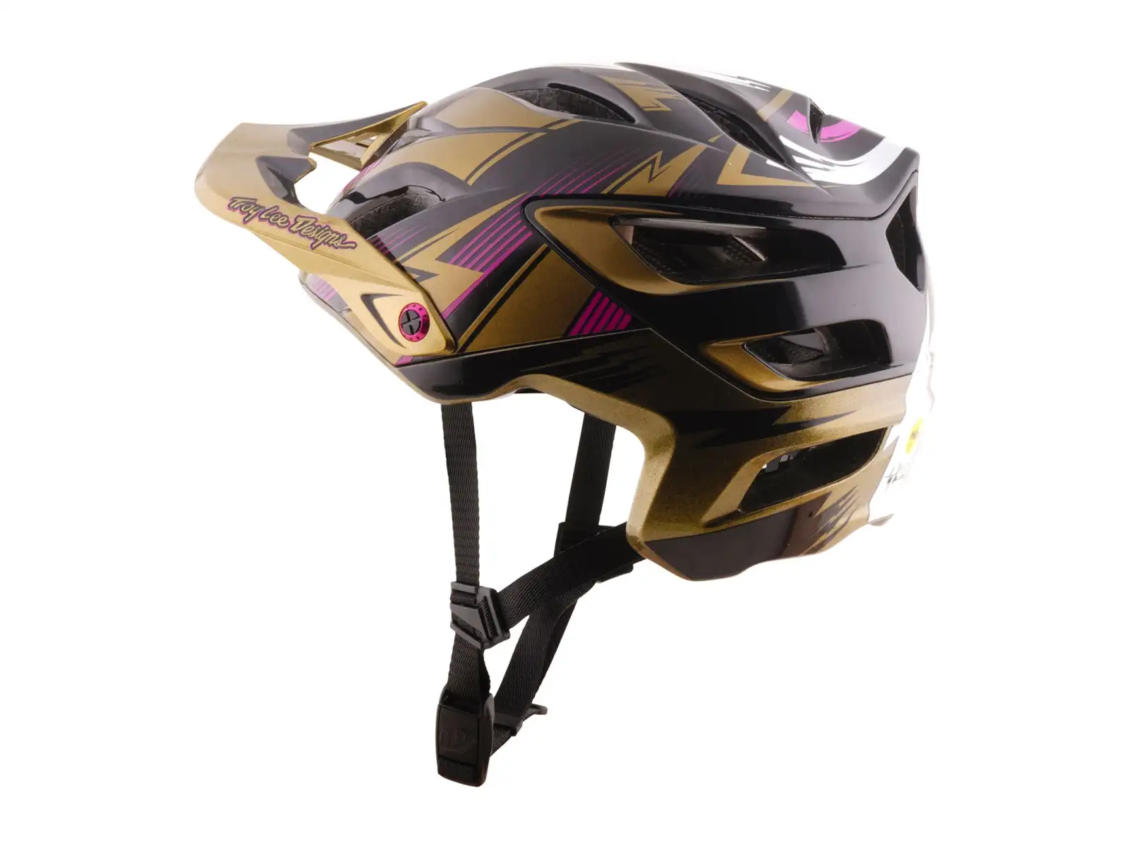 Troy Lee Designs A3 MIPS Cyclops helma Gold/Black