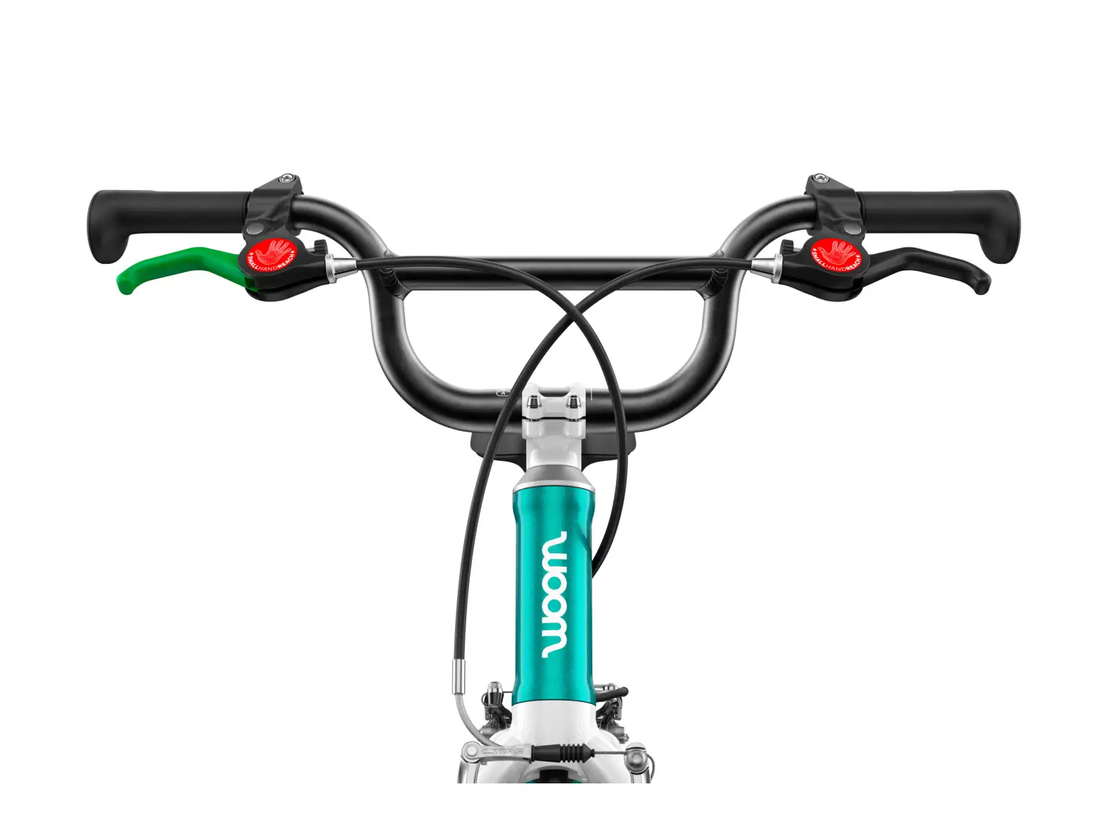 Woom GO 3 Metallic Turquoise 16 dětské kolo