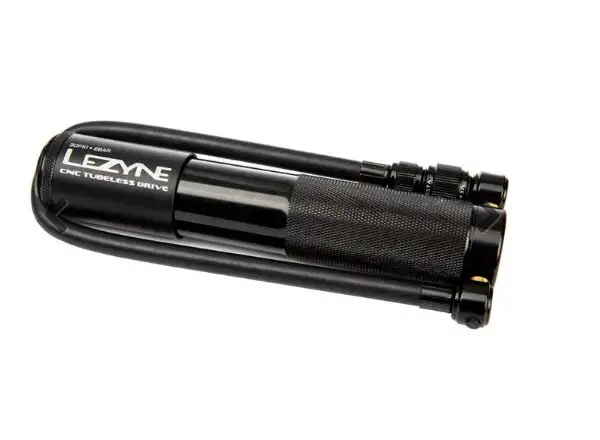 Lezyne CNC Tubeless Drive mini pumpa black