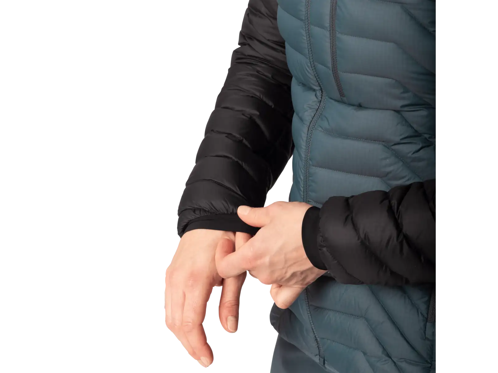Dynafit Radical Down Hooded dámská Bunda Black Out/6550/0720