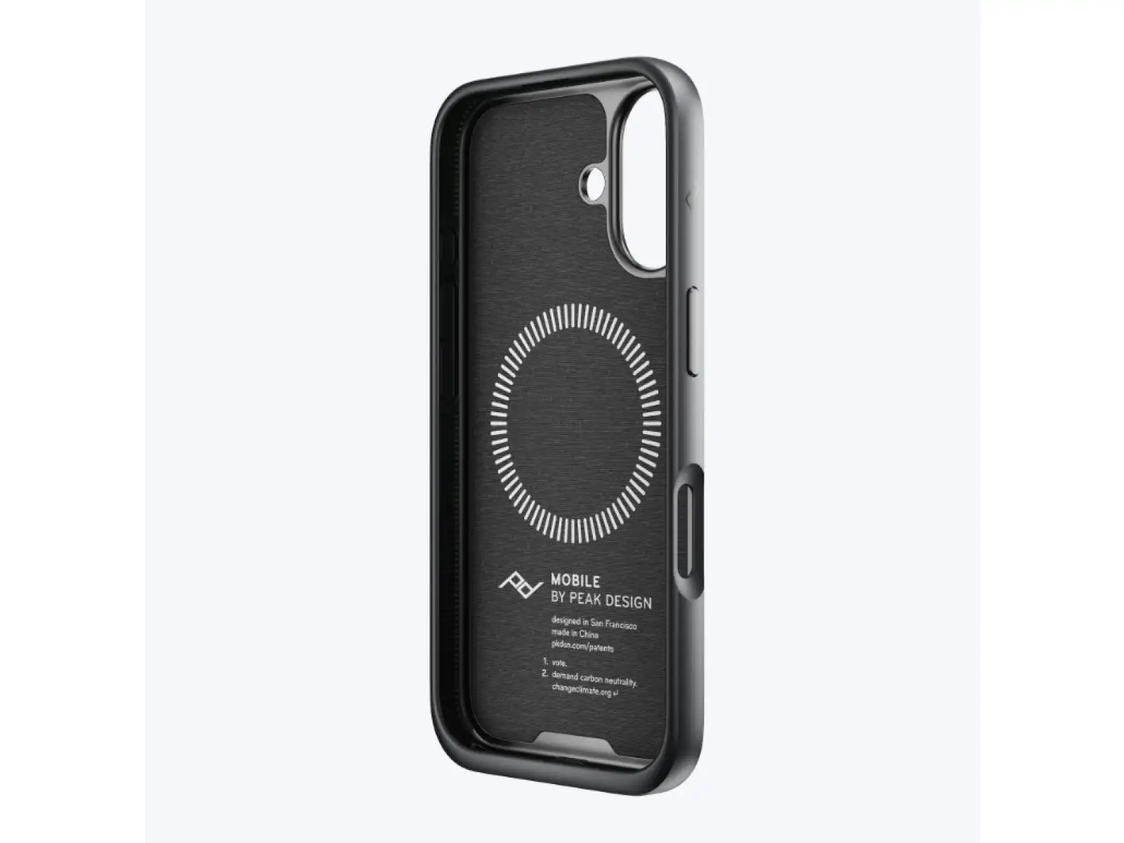 Peak Design Mobile Everyday Fabric Case iPhone 16 obal na mobil Charcoal