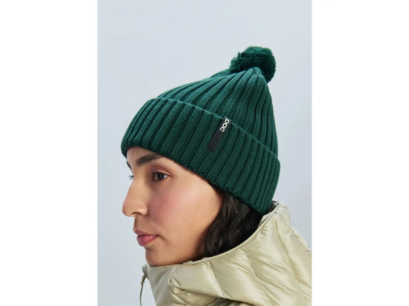 POC Beanie Pom čepice s bambulí Pargasite Green